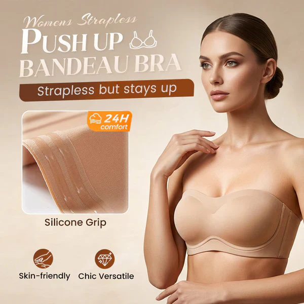 🏆 LAST DAY SALE ONLY ￡9.99!!✨Lusait SecureFit Non-Slip Wireless Strapless Bra